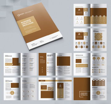 企業畫冊設計模板 提升市場營銷策劃的視覺影響力